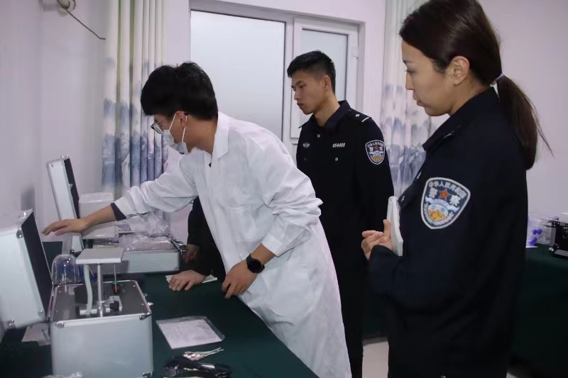 乌苏市食品药品环境犯罪侦查大队采购极悦注册设备